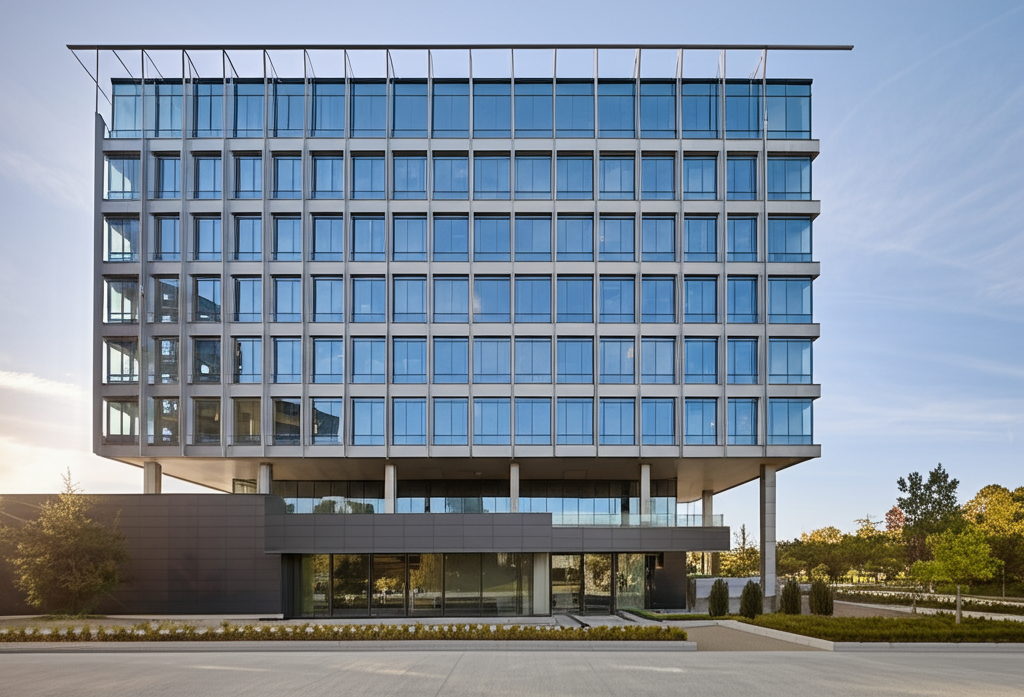 Modern office building